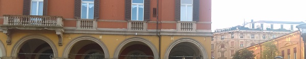 porticos in Bologna, Italia